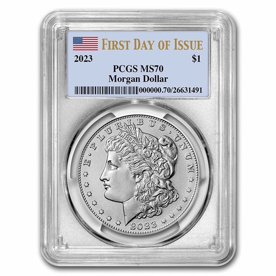 2023 Silver Morgan Dollar MS-70 PCGS (First Day of Issue)