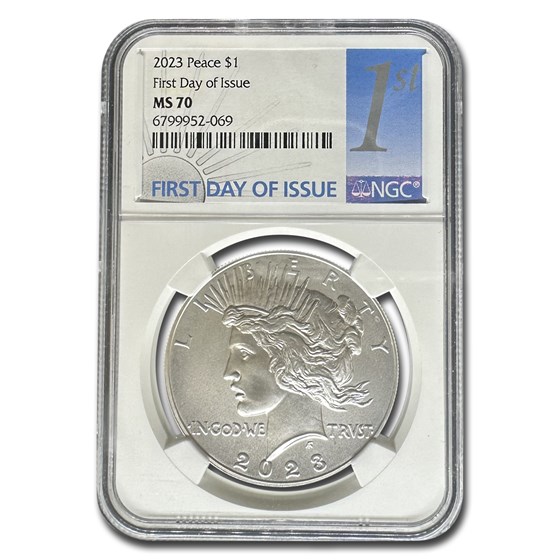 2023 Silver Peace Dollar MS-70 NGC (First Day of Issue) 2023 Silver Peace Dollar MS-70 NGC (First Day of Issue)