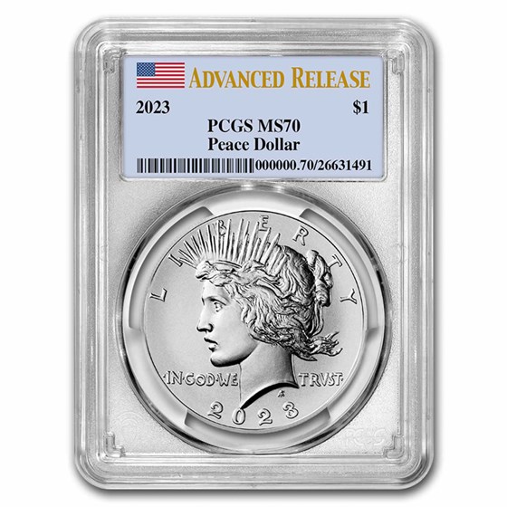 Buy 2025 Silver Peace Dollar MS70 PCGS (Advanced Release) APMEX