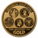 2023 Solomon Islands 1/100 oz Gold Historical Gold Coins