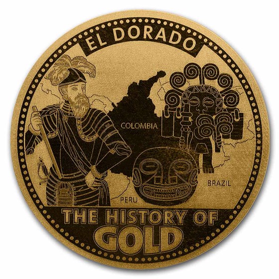 2023 Solomon Islands 1/100 oz Gold History of Gold; El Dorado 2023 Solomon Islands 1/100 oz Gold History of Gold; El Dorado