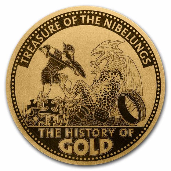 2023 Solomon Islands 1/100 oz Gold Treasure of the Nibelungs 2023 Solomon Islands 1/100 oz Gold Treasure of the Nibelungs
