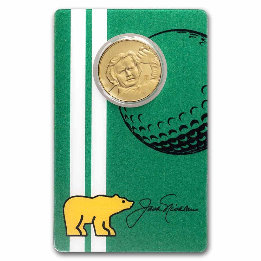 2023 Solomon Islands 1/4 oz Gold $25 Jack Nicklaus Proof