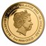 2023 Solomon Islands 1 oz Gold Platinum Gilded Lunar Rabbit Proof