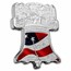 2023 Solomon Islands 2 oz Silver $5 America the Free Liberty Bell