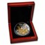 2023 Solomon Islands 5 oz Silver Lunar Rabbit Black Proof