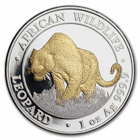 ２０２３年　African Wildlife Leopard 1 oz 銀貨 2023年 African Wildlife Leopard 1 oz 銀貨 LEOPARD