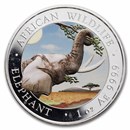 2023 Somalia 1 oz Silver Elephant (Colorized)