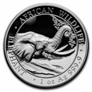 2023 Somalia 1 oz Silver Elephant (High Relief) (No Box/COA)