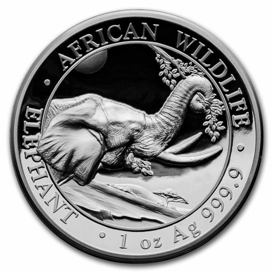 2023 Somalia 1 oz Silver Elephant (High Relief)