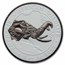 2023 Somalia 2-Coin 1 oz Silver Elephant Black & White Set