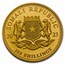 2023 Somalia 4-Coin Gold African Wildlife Leopard Prestige Set