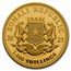 2023 Somalia 4-Coin Gold African Wildlife Leopard Prestige Set