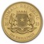 2023 Somalia 6-Coin Gold African Elephant First Struck Collection
