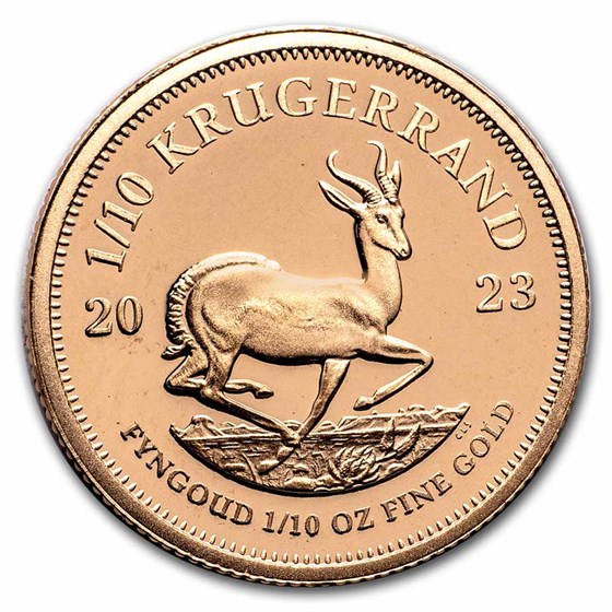2023 South Africa 1/10 oz Proof Gold Krugerrand 2023 South Africa 1/10 oz Proof Gold Krugerrand