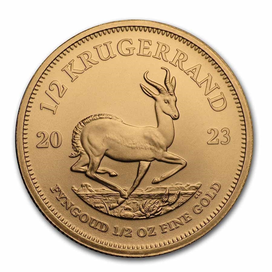 2023 South Africa 1/2 oz Gold Krugerrand BU