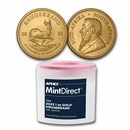 2023 South Africa 1 oz Gold Krugerrand (10-Coin MintDirect® Tube)