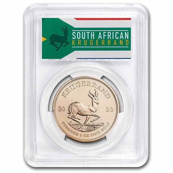 2023 South Africa 1 oz Gold Krugerrand MS-69 PCGS