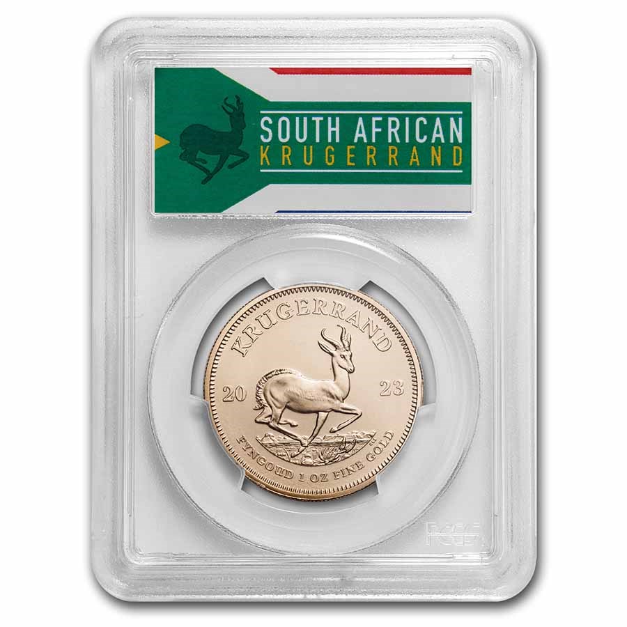 2023 South Africa 1 oz Gold Krugerrand MS-70 PCGS