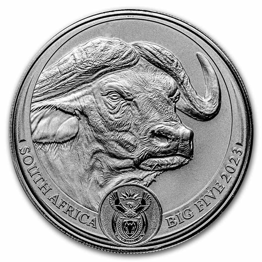 2023 South Africa 1 oz Silver Big Five Buffalo BU