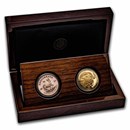 2023 South Africa 2-Coin Gold Krugerrand & Buffalo Proof Set