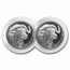 2023 South Africa 2-Coin Silver Big Five Buffalo Proof Set