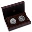 2023 South Africa 2-Coin Silver Krugerrand & Leopard Proof Set