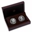 2023 South Africa 2-Coin Silver Krugerrand & Leopard Proof Set
