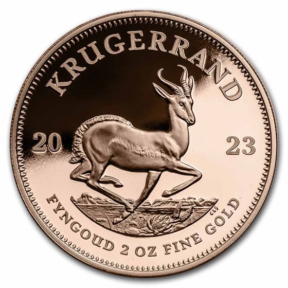 2023 South Africa 2 oz Proof Gold Krugerrand 2023 South Africa 2 oz Proof Gold Krugerrand
