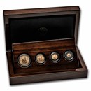 2023 South Africa 4-coin Gold Krugerrand Fractional Proof Set