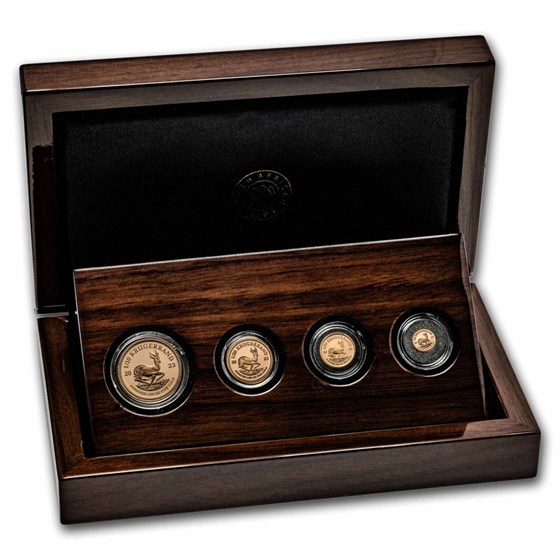 2023 South Africa 4-coin Gold Krugerrand Fractional Proof Set