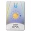 2023 South Korea 1/10 oz Gold ZI:SIN Lepus BU (in Assay Card)