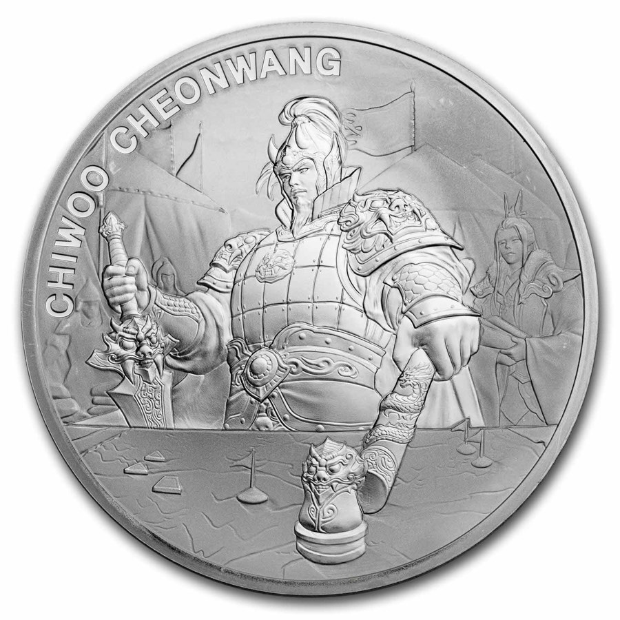 Buy 2023 South Korea 1 oz Silver Chiwoo Cheonwang BU | APMEX Buy 2023 South Korea 1 oz Silver Chiwoo Cheonwang BU | APMEX