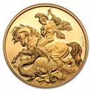 2023 St. Helena 1 oz Gold St George & the Dragon Proof