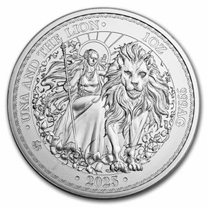 Buy 2023 St. Helena 1 oz Silver £1 Una and the Lion BU | APMEX