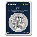 2023 St. Helena 1 oz Silver Eos and the Horses (MDP® + PCGS)
