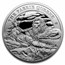 2023 St. Helena 1 oz Silver Faerie Queene Una & the Lion Proof