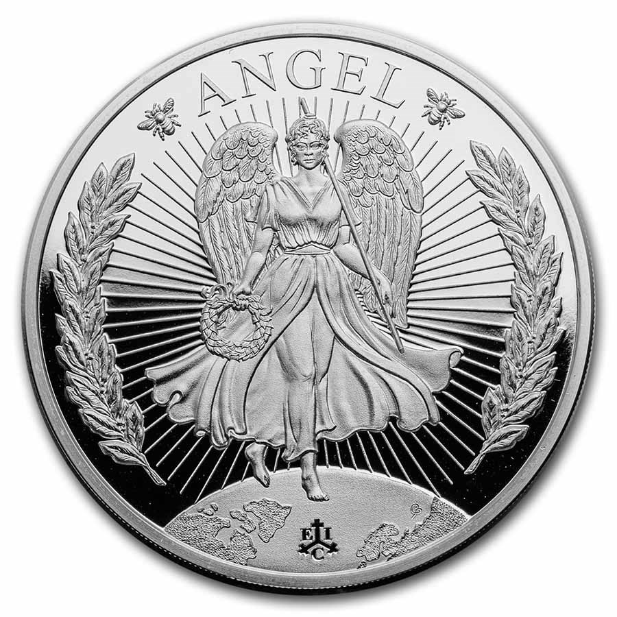 2023 St. Helena 1 oz Silver Lucky Angel Proof
