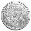2023 St. Helena 1 oz Silver Modern Japanese Trade Dollar (BU)