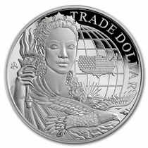 美品　1オンス銀貨 The Modern Trade Dollar Buy 2023 St. Helena 1 oz Silver Modern US Trade Dollar Proof | APMEX