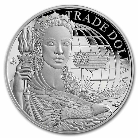 2023年セントヘレナ「現代アメリカ•貿易ドル」純銀1オンス銀貨 2023-st-helena-1-oz-silver-
