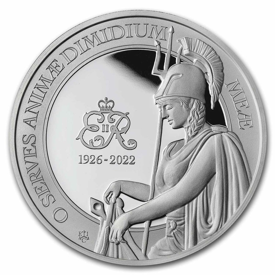 2023 St. Helena 1 oz Silver Queen Elizabeth II Memorial Proof