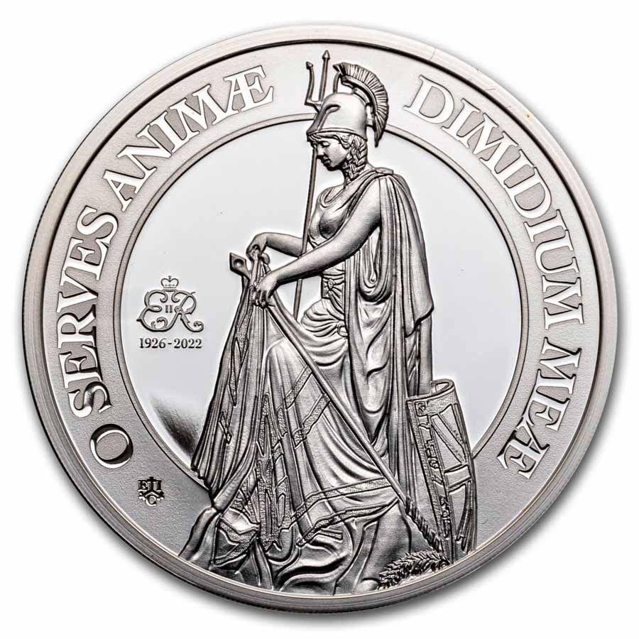 Buy 2023 St. Helena 2 oz Silver Queen Elizabeth II Memorial Proof