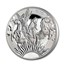 2023 St. Helena 5 oz Silver Goddesses: Eos and the Horses Proof