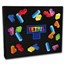 2023 Tetris™ Niue 1 oz Silver $2 7-Coin Tetrimino Shapes Set