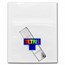 2023 Tetris™ Niue 1 oz Silver $2 I-Tetrimino Block