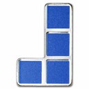 2023 Tetris™ Niue 1 oz Silver $2 J-Tetrimino Block (Blue)