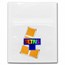 2023 Tetris™ Niue 1 oz Silver $2 L-Tetrimino Block (Orange)