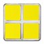 2023 Tetris™ Niue 1 oz Silver $2 O-Tetrimino Block (Yellow)