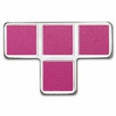 2023 Tetris™ Niue 1 oz Silver $2 T-Tetrimino Block (Purple)